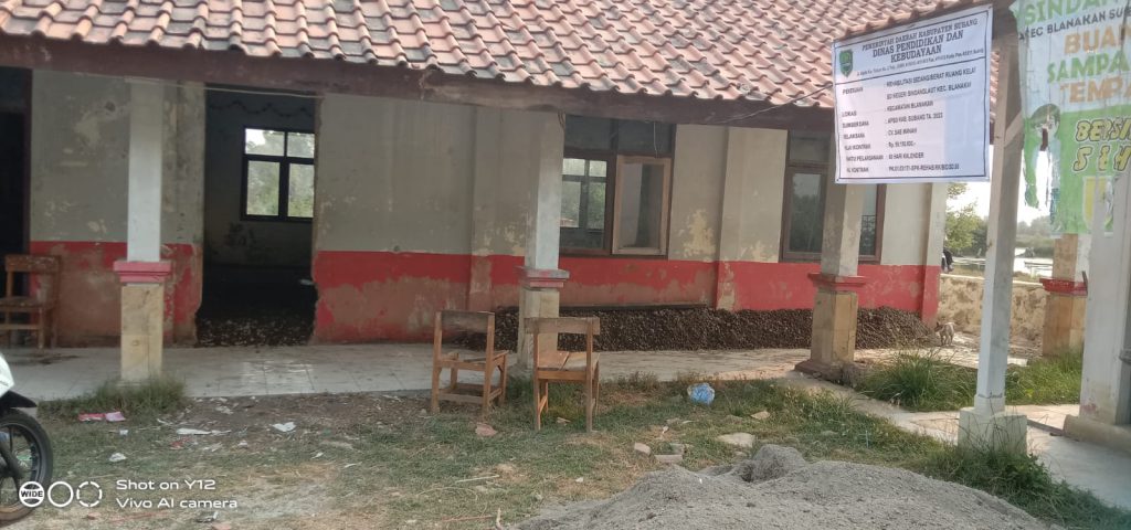 Pelaksanaan Awal Pekerjaan Rehab SDN Sindang Laut Muara Tidak Ada Ijin Dengan Ketua Komite Maupun Kepala Sekolah.