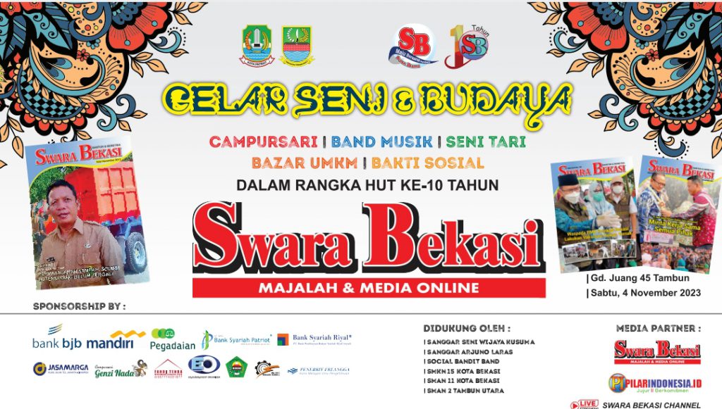Perayaan HUT ke-10 Swara Bekasi: Kegiatan Seni dan Budaya Siap Digelar di Gedung Juang 45, Catat Tanggalnya