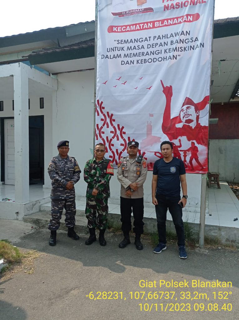 Polsek Blanakan Sinergitas TNI – POLRI Kordinasi dengan anggota Koramil 0506 Ciasem dan DANPOS AL Blanakan antisipasi TPPO di Wilayah Hukum Blanakan.