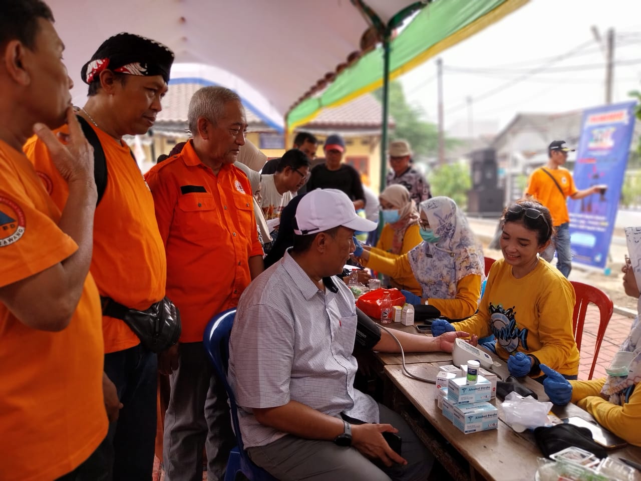 HUT karaba rescue yang ke 2 gelar santunnan dan bazar UMKM  dari warga untuk warga