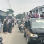 Ke Empat Calon Kepala Desa Blanakan Adakan Kompanye Bersama Keliling Desa Blanakan