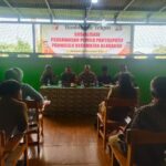 KAPOLSEK BLANAKAN – POLRES SUBANG MENGHADIRI BIMBINGAN TEKNIS SOSIALISASI PENGAWASAN PEMILU PARTISIPATIF PANWASLU KECAMATAN BLANAKAN KABUPATEN SUBANG.
