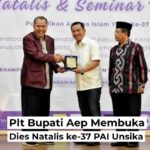 Plt Bupati Aep Membuka Dies Natalis ke-37 PAI Universitas Singaperbangsa Karawang