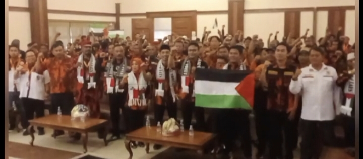 Rakercab Pemuda Pancasila I di hadiri oleh seluruh anggota dari 30 Kecamatan