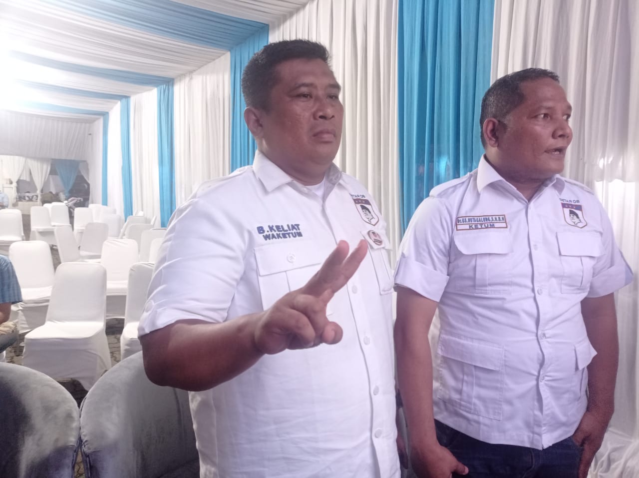 Acara pesta Rakyat DiRumah Kemenangan Prabowo- Gibran Hadir Ketum GETAR 08