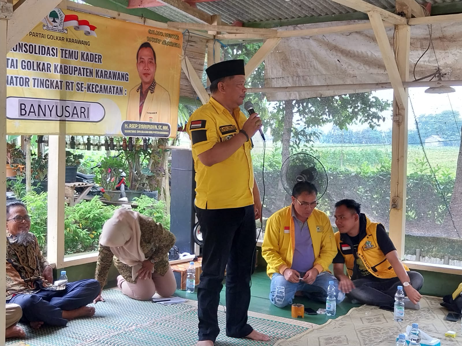 Partai Golkar mengadakan konsolidasi kepada para kader kader terbaik nya di tingkat Desa dan Rt.