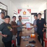 Pengurus Pasgibran Sulteng bersama Pasgibran kabupaten Parigi moutong yang baru saja terbentuk melakukan koordinasi ke Tim kampanye daerah kabupaten parigi moutong