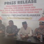 Panwas Kecamatan Blanakan Adakan Press Release Dalam Rangka Pengawasan Masa Kampanye