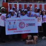 Kegiatan Gerakan Sekali Putaran (GSP) di sulawesi selatan Suarakan Dukungan untuk Prabowo-Gibran