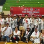 Ketua umum gerakan merah putih Fatmawati dalam acara Bersama warga Jakarta Timur sosialisasi program Ganjar Mahfud