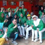 CALEG SAFRIL PARTANG SH. MH Dapil 4 dalam Acara Senam sehat bersama warga Pulogebang dan Relawan