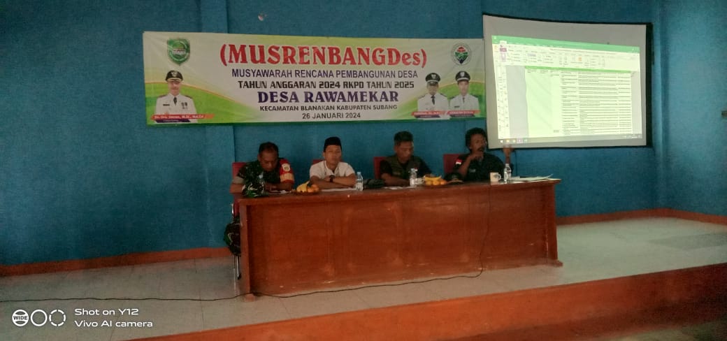 Desa Rawa Mekar Kecamatan Blanakan Adakan Musrenbangdes Tahun 2024 RKPD Tahun 2025