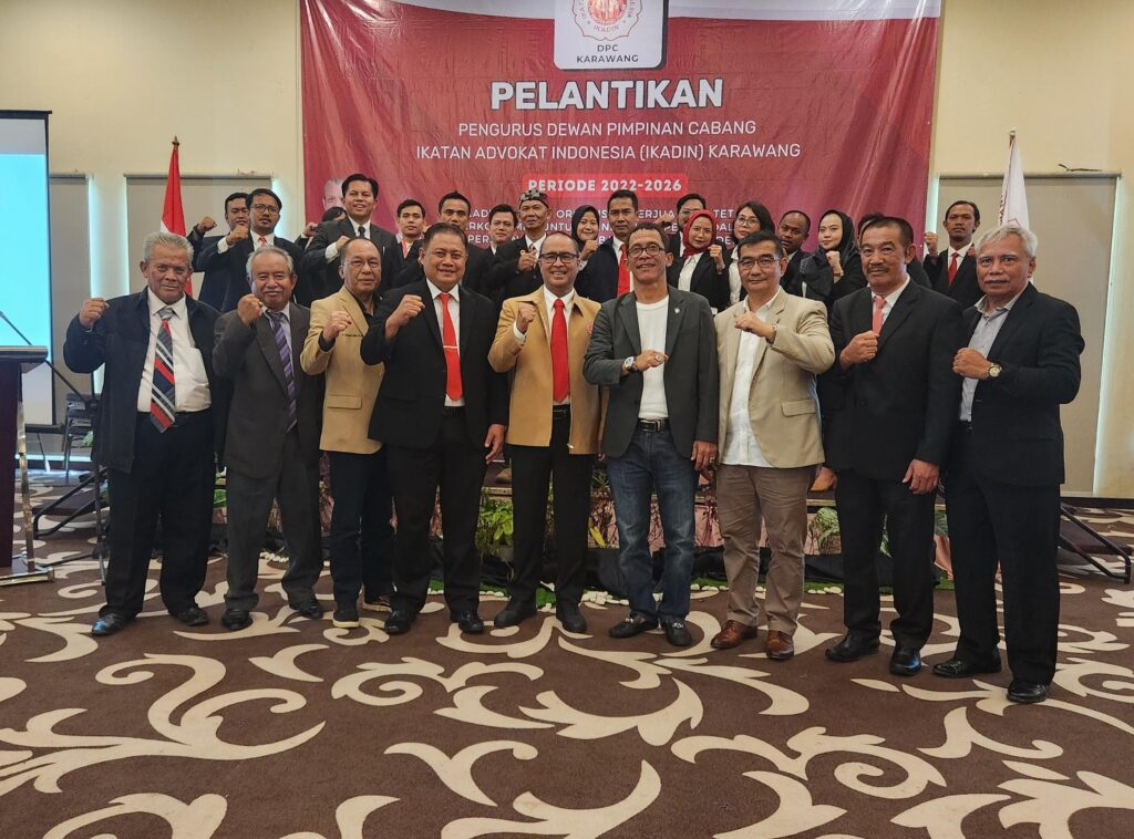 Pelantikan Advokat Indonesia yang diselenggarakan di ball room Hotel Akshaya