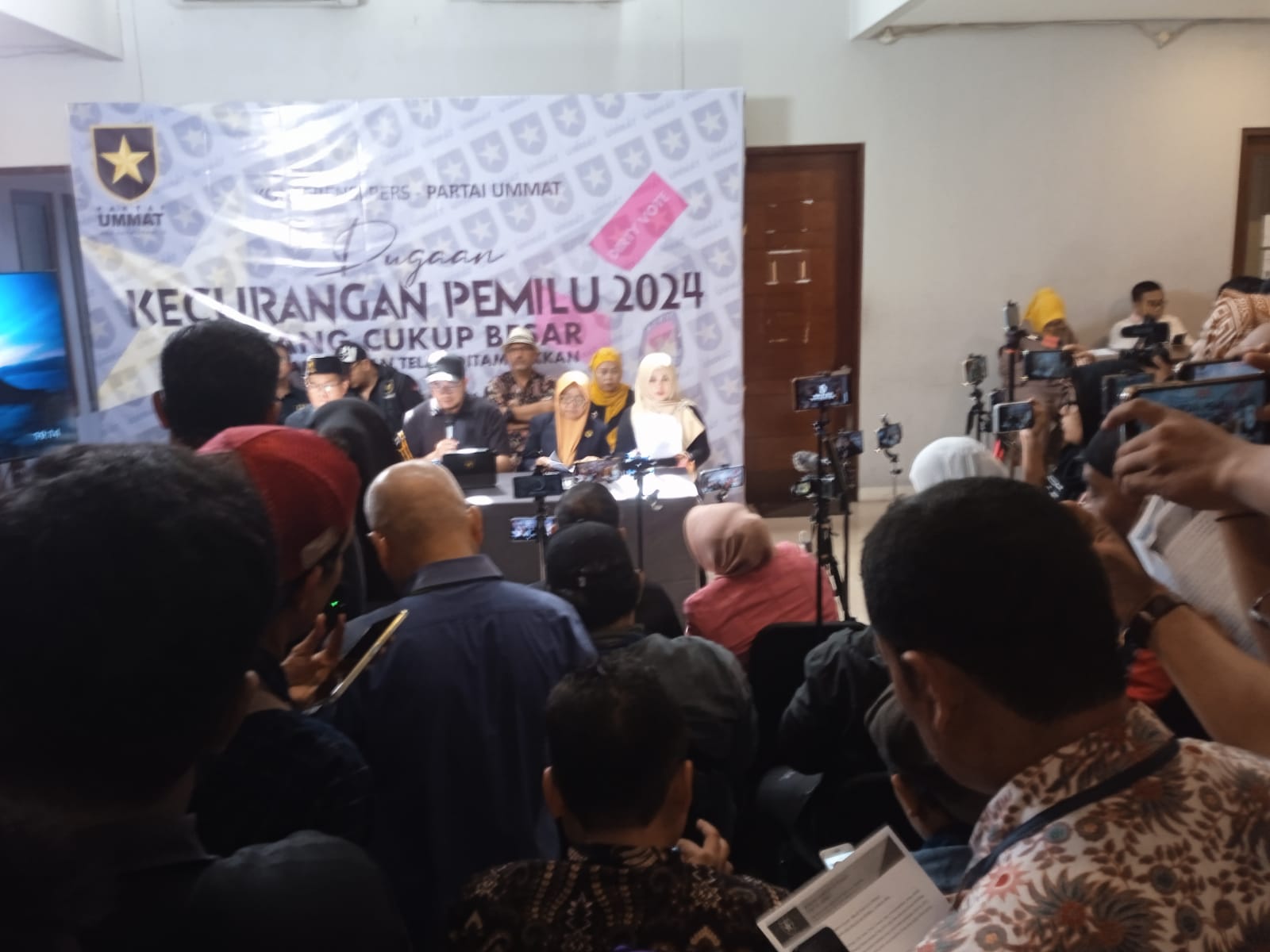 Pernyataan sikap partai umat tentang kecurangan Pemilu tahun 2024