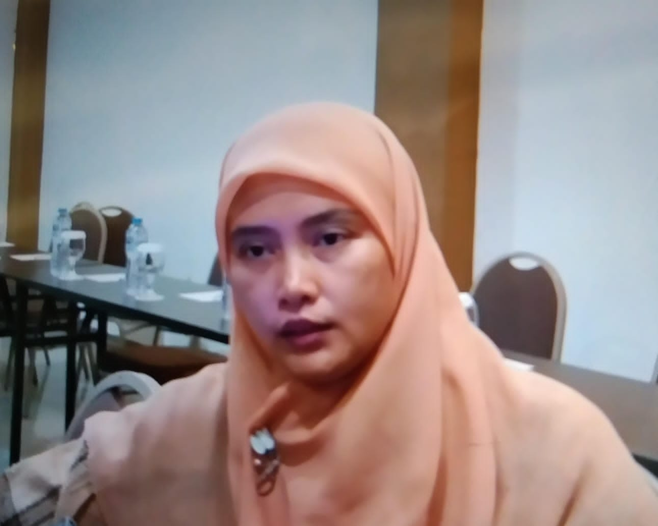 Rapat Koordinasi KPU dengan para stik kholder Kab Karawang, yang di adakan di Hotel Aksaya