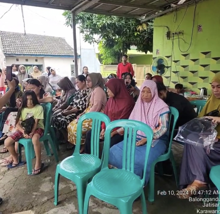 Silaturahmi calon dewan dari partai Solidaritas Indonesia ( PSI) DPRD propinsi Jabar X , Cepie Faishal Luthfi berkunjung di 3 titik