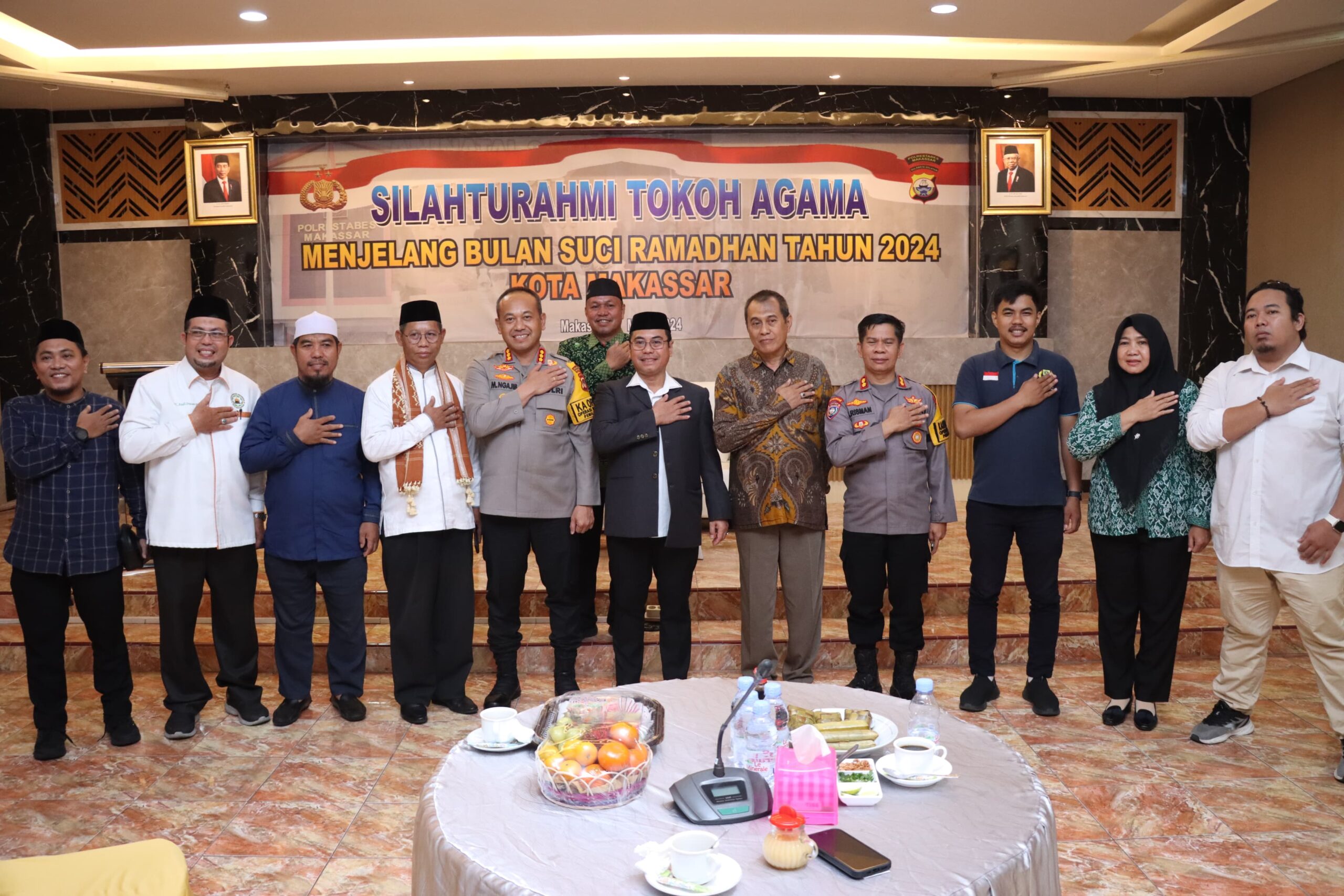 *Bertempat di Aula Mappoddang, Kapolrestabes Makassar Laksanakan Giat Silaturahmi Menyambut Ramadhan*