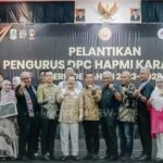 Kepengurusan Dewan Pimpinan Cabang (DPC) himpunan Artis Penyanyi dan Musisi (Hapmi) pada hari Sabtu 2 Maret 2024 di lantik oleh Bupati Kab Karawang