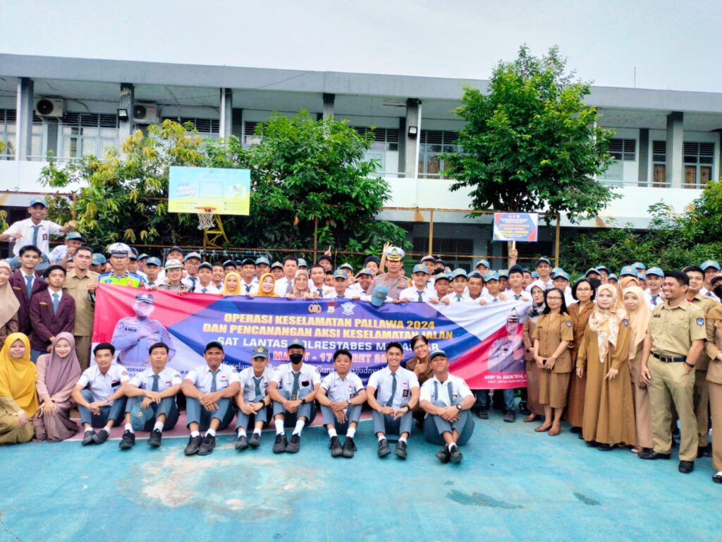 AKBP Amin Toha, S.Sos., S.H., M.H., Kasatlantas Polrestabes Makassar Laksanakan Giat Keselamatan Pallawa 2024