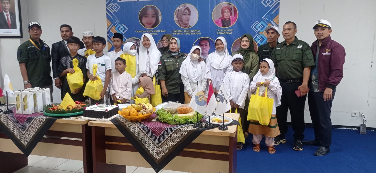 Ulang Tahun Chakra News ke 3 Berbagi kepedulian kepada sejumlah anak Yatim Piatu