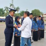 Badan Kepegawaian dan Pengembangan Sumber Daya Manusia ( BKPSDM) menggelar kegiatan pelantikan serta penyerahan SK Kepegawaian