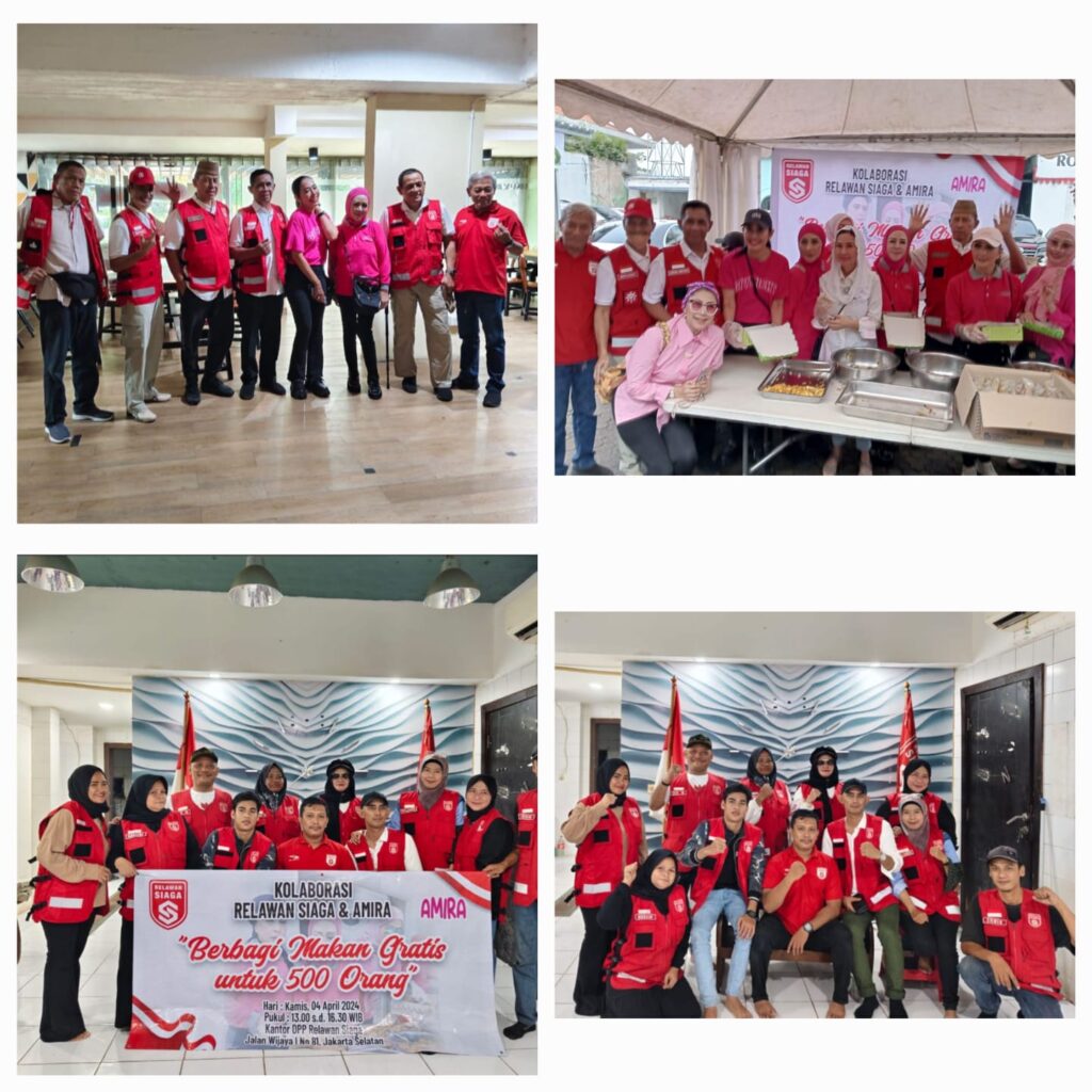 INDAHNYA BERBAGI TAKJIL KOLABORASI RELAWAN SIAGA & AMIRA BERBAGI MAKAN GRATIS UNTUK 500 ORANG