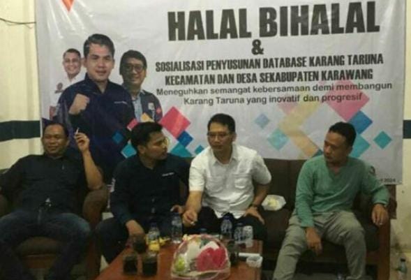 Pengurus Karang Taruna Kabupaten Karawang mengelar acara Halal Bihalal pada Sabtu 27 April 2024.