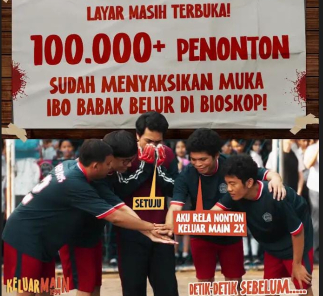 Film “Keluar Main 1994” Tembus 100.000++ Penonton, Masih Tayang di Bioskop!