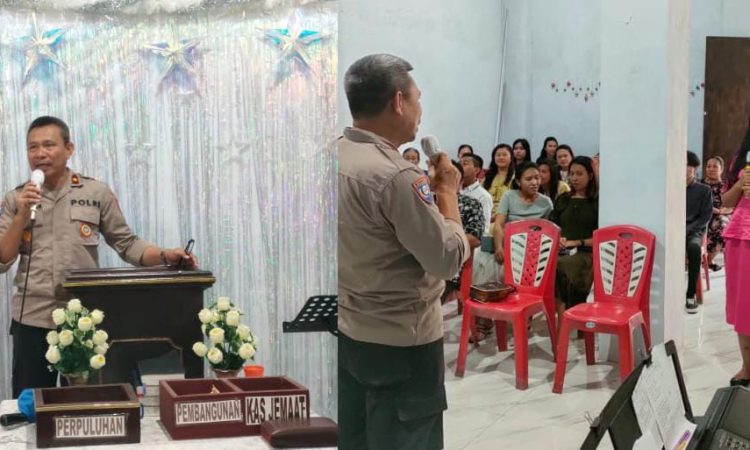 Kasat Binmas Polresta Manado Gelar Kegiatan Minggu Kasih di Gereja Mapanget: Responsif Terhadap Kebutuhan Masyarakat