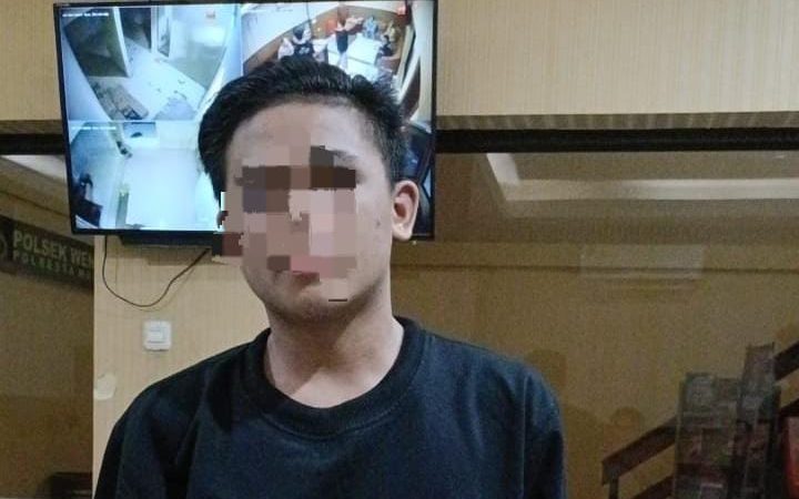 Tim Resmob Polresta Manado Amankan Pelaku Penganiayaan Dengan Sajam di Wenang