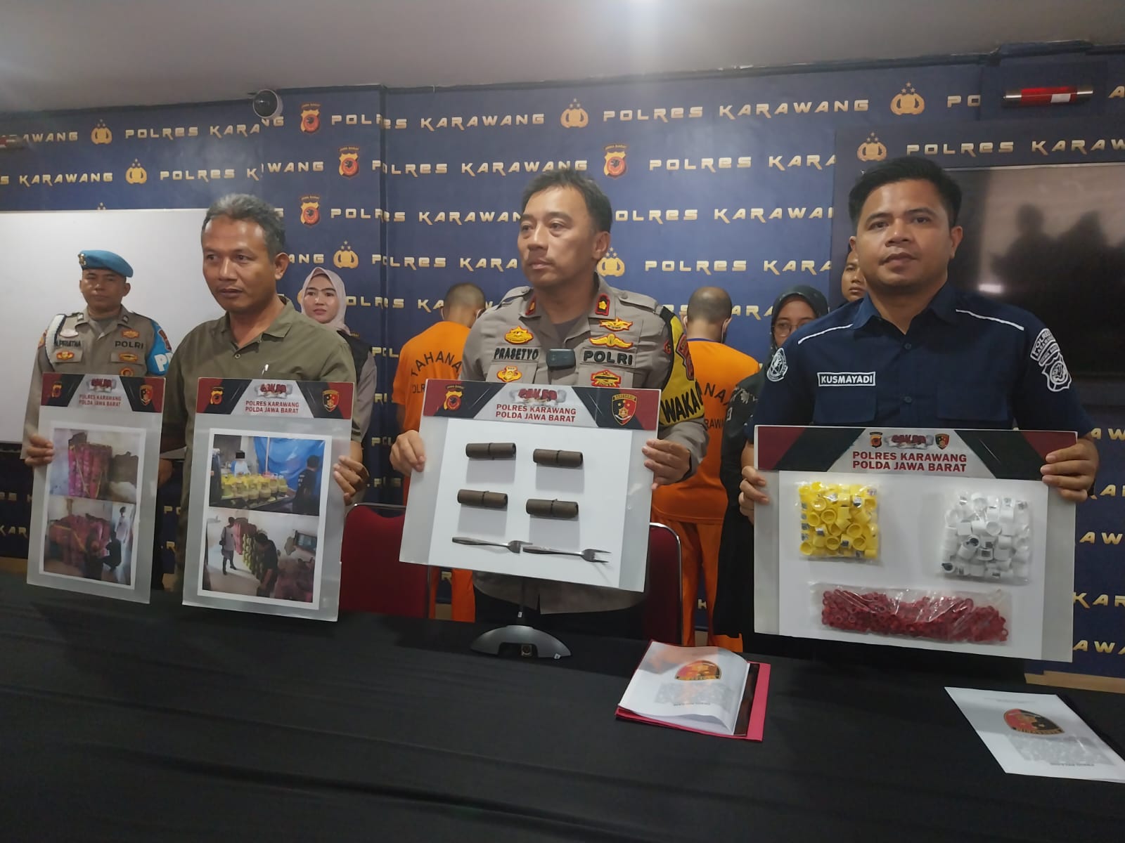 penyuntikan gas bersubsidi dari gas 3 kg k gas 5kg dan 12 kg, berhasil di ungkap oleh team Sanggabuana Satreskrim Polres Karawang