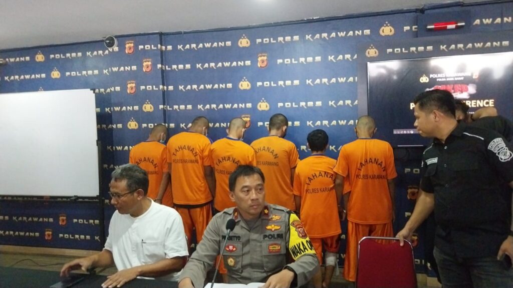 Polres Karawang Berhasil Meringkus 3 kelompok yang sering melakukan tindak pidana pencurian kendaraan bermotor