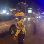 Operasi Silau Mata: Personel Sat Lantas Siaga Lampu Biru di Keramaian Kota