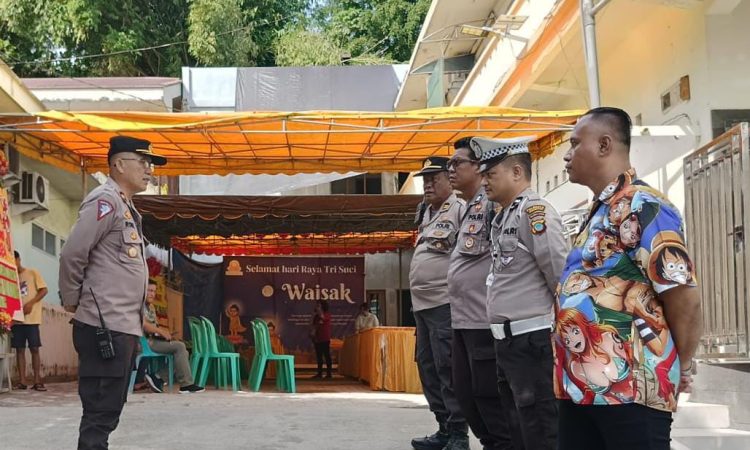 Polsek Wenang Lakukan Pengamanan Hari Tri Suci Waisak 2568 BE