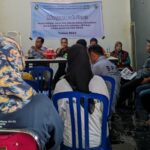 Musyawarah desa terkait validasi dan verifikasi data DTKS Desa sawakung Beba