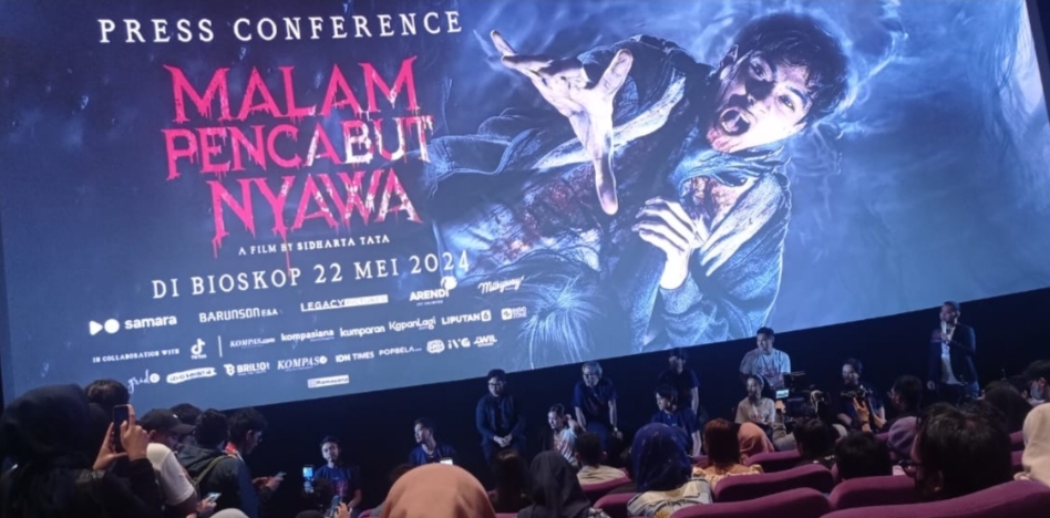 PRESS COMFERENCE FILM HOROR MALAM PENCABUT NYAWA TAYANG DI MANCANEGARA