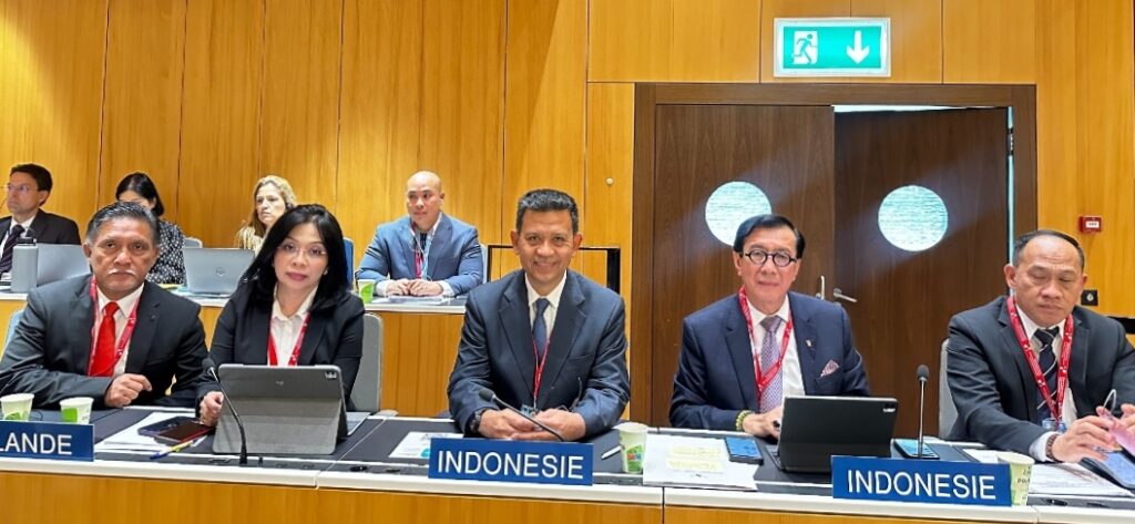 Menkumham Pimpin Delegasi RI dalam Konferensi Diplomatik di WIPO Jenewa