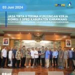 Kunjungan Kerja Komisi II DPRD Kabupaten Karawang Ke Perum Jasa Tirta II