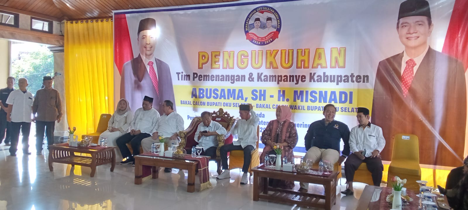 Pengukuhan Tim Pemenangan dan Kampanye Bakal Calon Bupati dan Wakil Bupati OKU Selatan