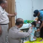 WUJUD PEDULI, KAPOLSEK BLANAKAN JENGUK ANGGOTANYA & KELUARGA ANGGOTA YANG DI RAWAT DI RUMAH SAKIT