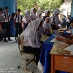 Hari Pertama SMP Negeri 3 Blanakan Mengadakan Masa Pengenalan Lingkungan Sekolah