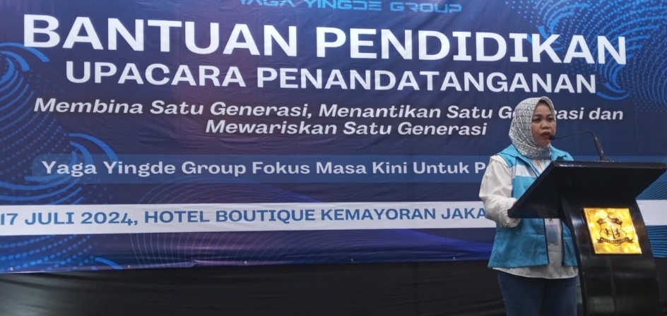 Yaga Yingde Group Komitmen Bantu Pendidikan Anak Kurang Mampu di Indonesia