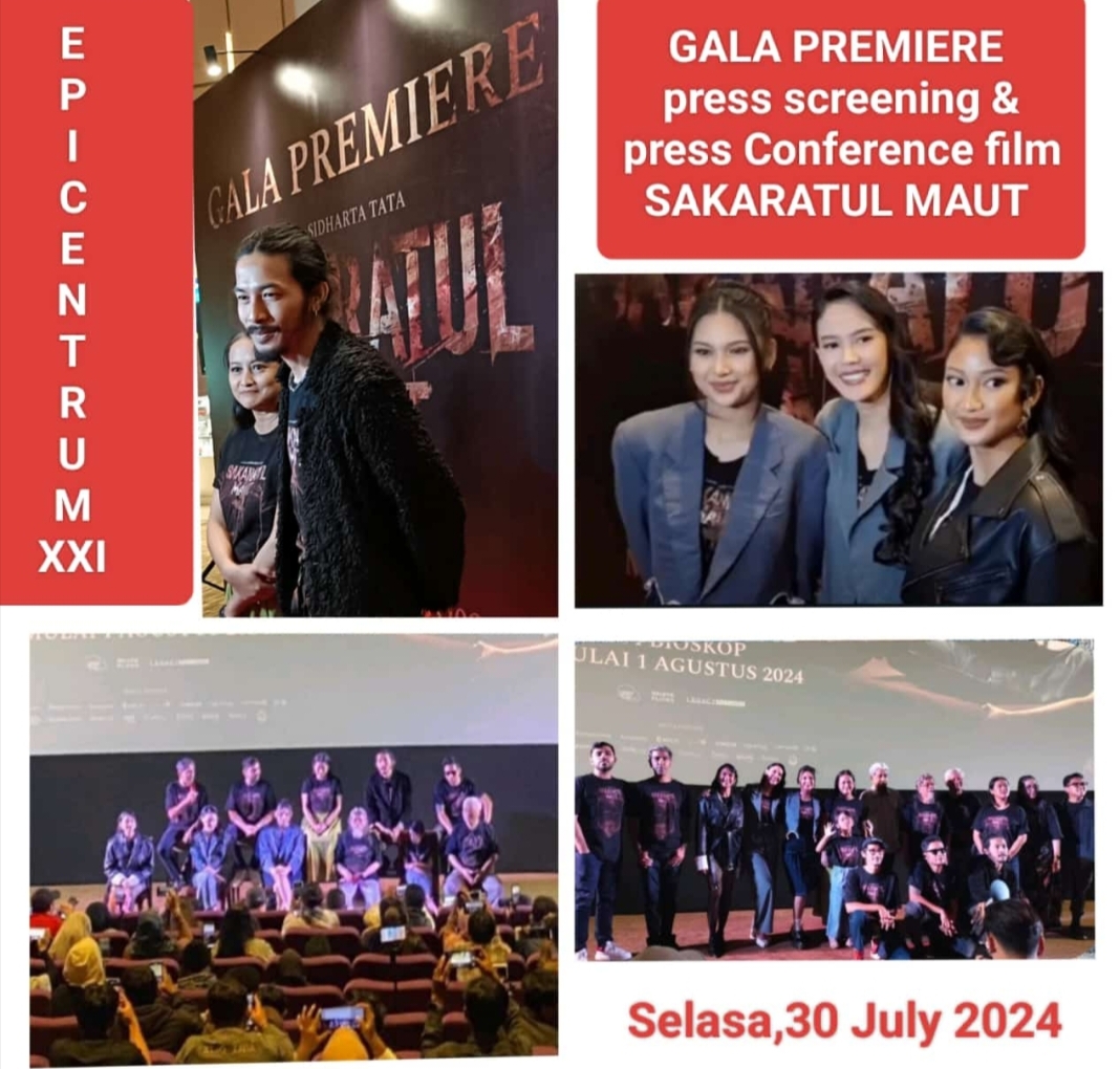 FILM SAKARATUL MAUT KARYA TERBARU SIDHARTA TATA BERSAMA RAPI FILM AKAN TAYANG MULAI 1 AGUSTUS 2024 DI BIOSKOP TANAH AIR