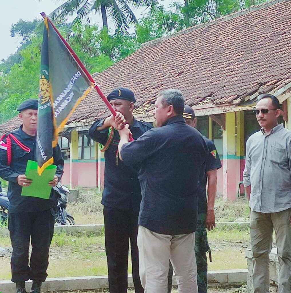 Pelantikan kepengurusan organisasi Padjajaran Siliwangi Nusantara DPAC Kecamatan Tempuran masa bakti 2023-2028