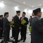 Pengambilan Sumpah Jabatan dan Pelantikan Pejabat Pimpinan Tinggi Pratama , Pejabat Administator , dan Pejabat Pengawas di Lingkungan Pemerintah Kabupaten Karawang