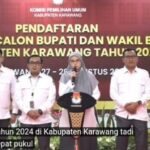 Pada hari ke 3 tanggal 29 Agustus 2024 KPU Karawang menerima pendaftaran Paslon Ajam Gina