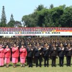 Kapolres Metro Bekasi dan Forkopimda Kabupaten Bekasi Gelar Upacara Tabur Bunga Sambut Hari Kemerdekaan RI ke-79
