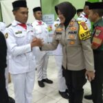 KAPOLSEK BANTAR GEBANG BESERTA UNSUR 3 PILAR HADIRI PENGUKUHAN PASKIBRA 0KECAMATAN BANTAR GEBANG TAHUN 2024