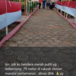 Bendera merah Putih Di Robek – Robek Oleh Oknum Mandor Pertamanan DLHK ,Kasus Bergulir Dengan Proses Hukum Di POLRES