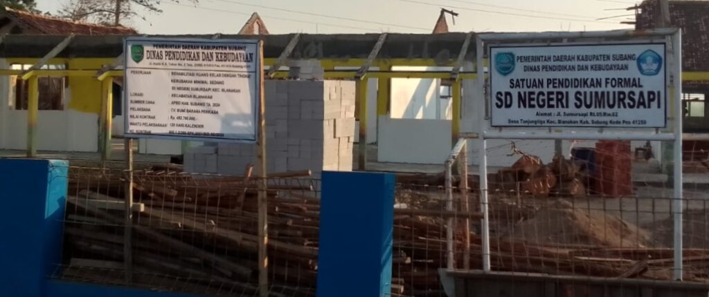 DPP LSM ELANG MAS Pantau Pembangunan dua Sekolah Dasar Di Desa Tanjung Tiga Kecamatan Blanakan